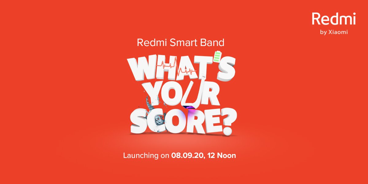 Redmi about to launch SmartBand in India on September 8.